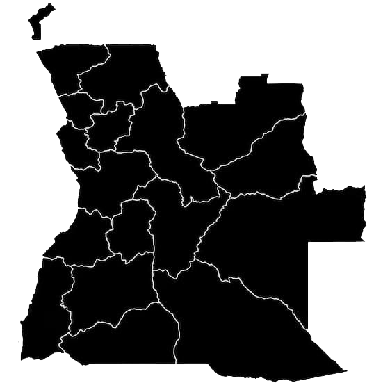 Mapa de Angola